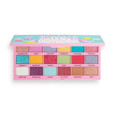 I Heart Revolution Tasty Birthday Cake Eyeshadow Palette (Paleta cieni do powiek)