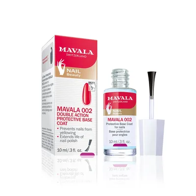 Mavala Nail Beauty Mavala 002 Double Action Protective Base Coat (Baza pod lakier do paznokci o podwójnym działaniu)