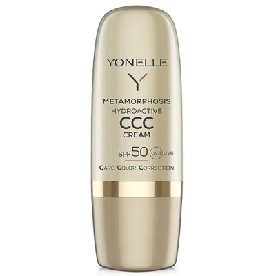 Yonelle Metamorphosis, Hydroactive CCC Cream SPF 50 (Hydroaktywny krem CCC)
