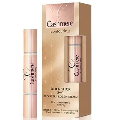 Cashmere Contouring Duo-Stick 2 in 1 (Bronzer i rozświetlacz podwójny sztyft do modelowania twarzy 2 w 1)