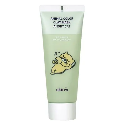 SKIN79 Animal Color Clay Mask Angry Cat (Kojąca maseczka w kremie)