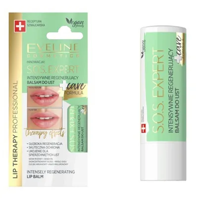 Eveline Cosmetics Lip Therapy Professional S.O.S. Expert, Intensywnie regenerujący balsam do ust