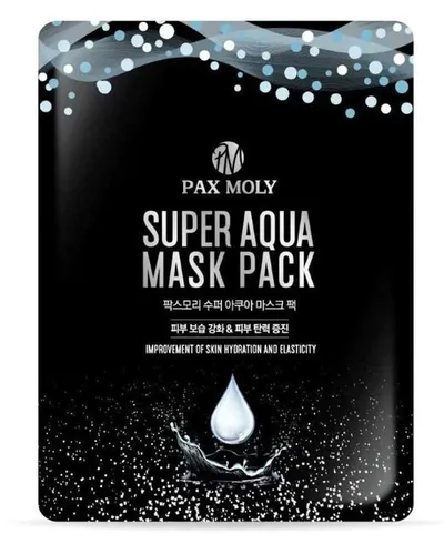 Pax Moly Super Aqua Mask Pack (Nawilżająco-uelastyczniająca maska w płachcie z wodą morską i adenozyną)