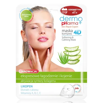 Dermo Pharma Maska kompres 4D `Łagodzenia i kojenie`