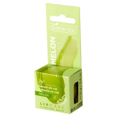 Bielenda Lip Care Sleeping Mask, 2w1 Balsam do ust + maska na noc `Melon`