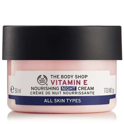 The Body Shop Vitamin E, Nourishing Night Cream (Odżywczy krem na noc z witaminą E)