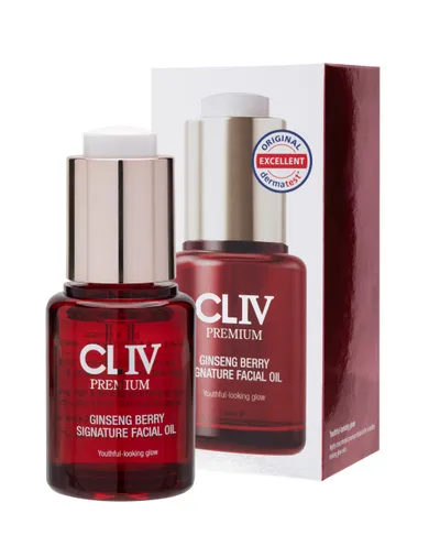 Cliv Premium Ginseng Berry Signature Facial Oil (Odmładzająco-rozświetlający olejek do twarzy z jagodami żeń-szenia)