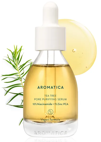 Aromatica Tea Tree Pore Purifying Serum (Serum do twarzy odblokowujące pory)