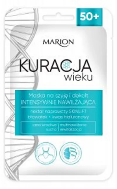 Marion Kuracja wieku, Maska na szyję i dekolt intensywnie nawilżająca 50+