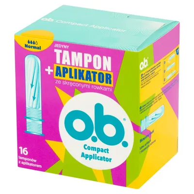 O.B. Compact Applicator Normal, Tampony higieniczne