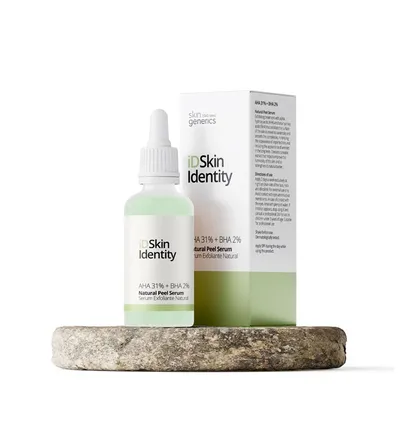 Skin Generics ID Skin Identity, AHA 31% + BHA 2% , Natural Peel Serum (Serum peelingujące do twarzy z AHA + BHA)