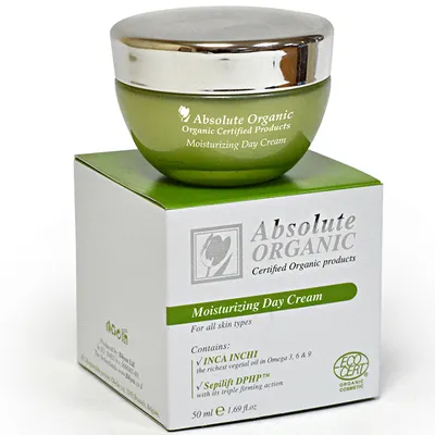 B4U Labs Absolute Organic, Moisturizing Day Cream (Nawilżający krem na dzień)