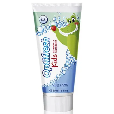 Oriflame Optifresh Kids, Strawberry Toothpaste (Pasta do zębów dla dzieci o smaku truskawkowym)