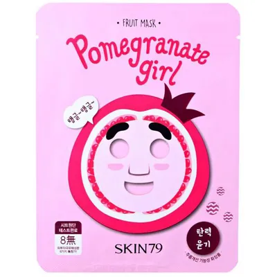 SKIN79 Pomegranate Girl, Fruit Mask (Antyoksydacyjna maseczka w płacie)