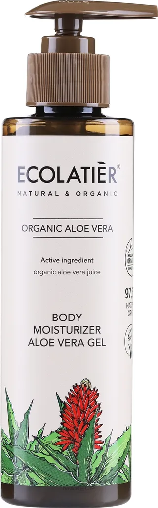 Ecolatier Organic Aloe Vera, Body Moisturizer Aloe Vera Gel (Nawilżający żel do ciała z organicznym aloesem)
