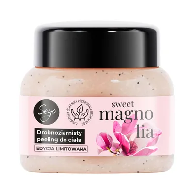 Seyo Sweet Magnolia, Drobnoziarnisty peeling do ciała