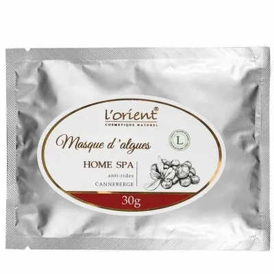 l'Orient Masque d'Algues Home Spa Anti- Rides Canneberge (Maska algowa ujędrniająca z żurawiną)