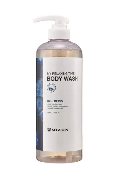Mizon My Relaxing Time, Body Wash Blueberry (Żel pod prysznic z ekstraktem z jagód)