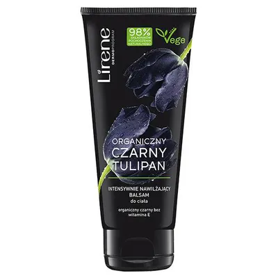 Lirene Dermoprogram Organiczny Czarny Tulipan, Intensywnie nawilżający balsam do ciała
