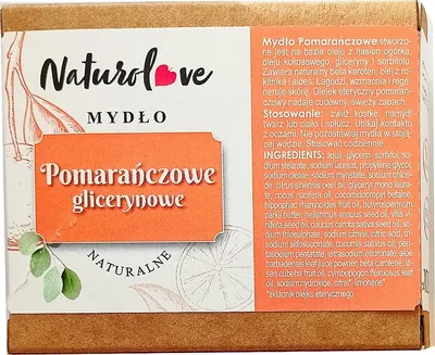 Naturolove Mydło glicerynowe Pomarańczowe