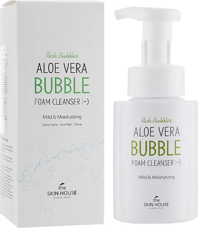 The Skin House Aloe Vera Bubble Foam Cleanser (Pianka do mycia twarzy)