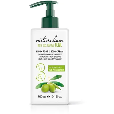 Naturalium Hand, Foot & Body Cream with 100% Natural Olive (Krem do dłoni, stóp i ciała)