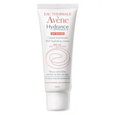 Eau Thermale Avène Hydrance Optimale Riche SPF 20 (Krem nawilżający do cery suchej i bardzo suchej z filtrem UV)