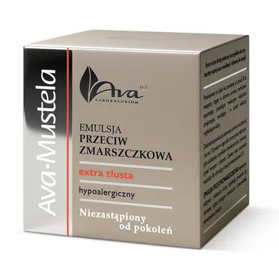 Laboratorium Kosmetyczne AVA Mustela, Emulsja przeciwzmarszczkowa extra tłusta