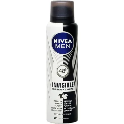 Nivea Men, Invisible for Black & White Anti-Perspirant (Antyperspirant w aerozolu (nowa wersja))