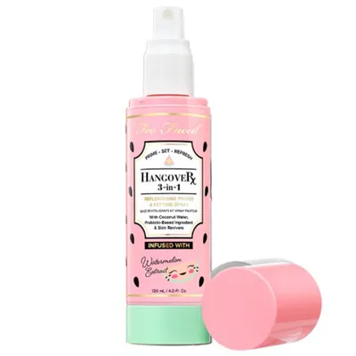 Too Faced Hangover Watermelon Edition 3-in-1 Fiing Spray (Mgiełka do utrwalenia makijażu)