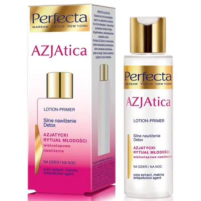 Perfecta Azjatica White, Lotion-Primer `Silne nawilżenie + Detox`