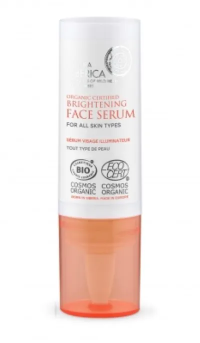Natura Siberica Natural Organic Certified Brightening Serum with Organic Kuril Tea (Serum do twarzy rozświetlające z hydrolatem z herbaty kurylskiej)