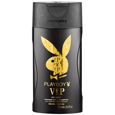 Playboy VIP for Him, Full body Shower Gel & Shampoo (Żel pod prysznic do mycia ciała i włosów)
