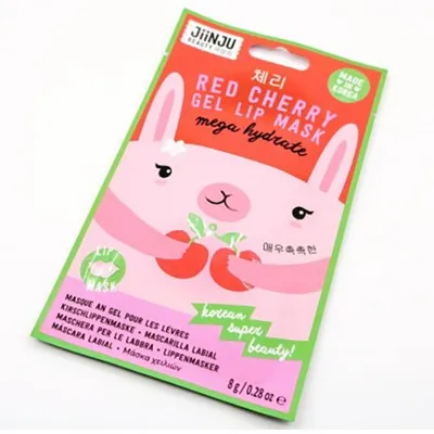 JiiNJU Beauty Mega Hydrate, Red Cherry Gel Lip Mask (Żelowa maska nawilżająca na usta `Czereśnia`)