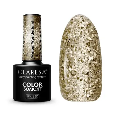 Claresa Winter Wonderland Soak-off UV/LED Color (Lakier hybrydowy do paznokci)