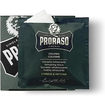 Proraso Refreshing Tissue Cologne Cypress & Vetyver (Chusteczka odświeżająca)