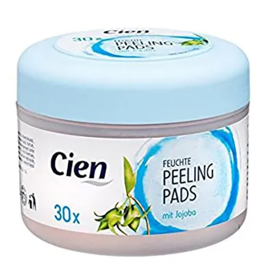 Cien Feuchte Peeling Pads mit Jojoba (Płatki peelingujące z olejkiem jojoba)