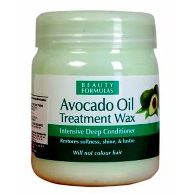 Beauty Formulas Avocado Oil Treatment Wax (Głęboko odżywiający wosk do włosów z awokado)