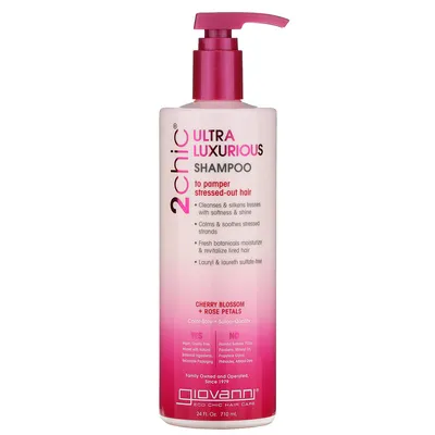 Giovanni 2chic,  Cherry Blossom & Rose Petals Ultra-Luxurious Conditioner (Luksusowa odżywka do włosów)