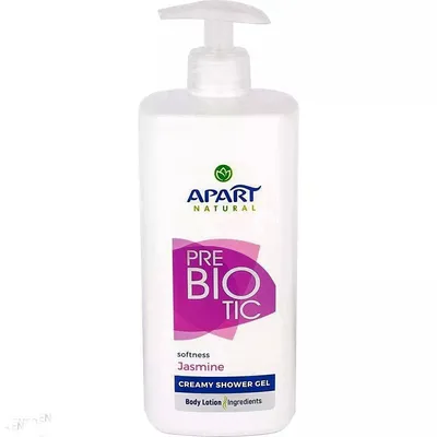 Apart Natural, Prebiotic Creamy Shower Gel Softness Jasmine (Kremowy żel pod prysznic `Jaśmin`)