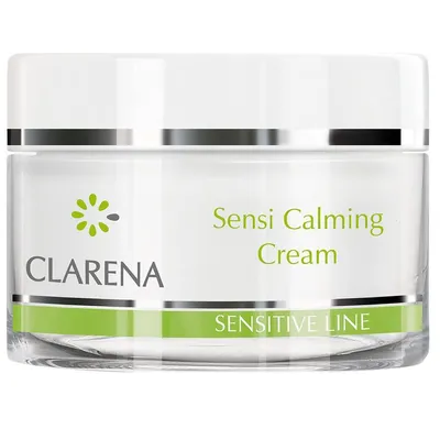 Clarena Sensitive Line, Sensi Calming Cream (Wyciszający i ochronny krem do cery wrażliwej i naczynkowej)