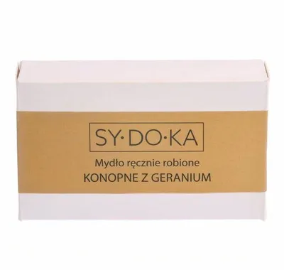 Sydoka Mydło ręcznie robione `Konopne z geranium`