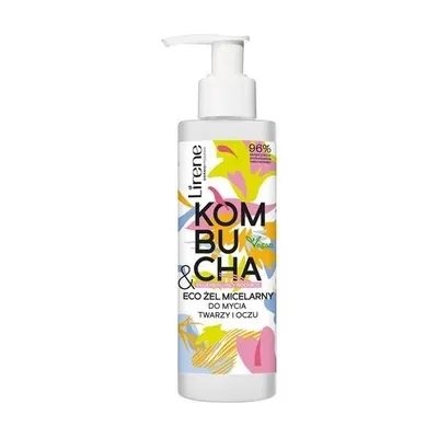 Lirene Dermoprogram Kombucha, Eco żel micelarny do mycia twarzy i oczu