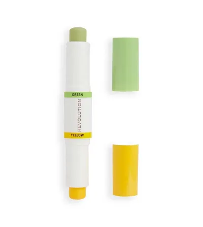 Revolution Beauty (Makeup Revolution) Green & Yellow Collour Correct (Korektor do twarzy)