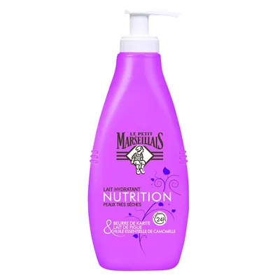 Le Petit Marseillais Recettes Méditerranéennes, Lait Hydratant Peaux Tres Seches (Mleczko nawilżające z masłem shea, olejkiem z rumianku i figą)