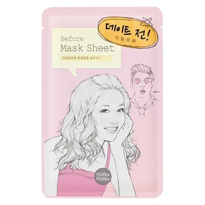 Holika Holika Before Date,  Mask Sheet (Maseczka na bawełnianej płachcie)