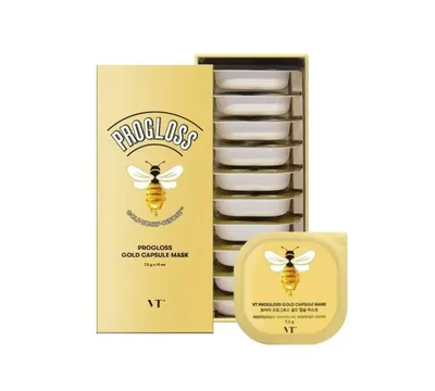 VT Cosmetics Progloss Gold Capsule Mask (Intensywnie odżywcza maska w kapsułkach)