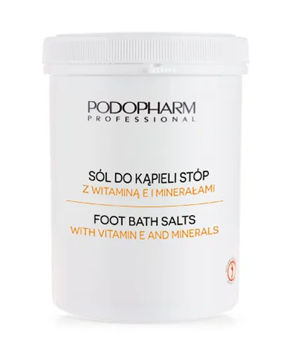 Podopharm Professional Sól do kąpieli stóp z witaminą E i minerałami