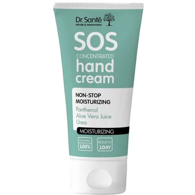 Dr. Sante SOS Concentrated, Non-Stop Moisturising Concentrated Hand Cream (Nawilżający skoncentrowany krem ​​do rąk)