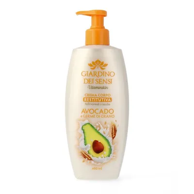 Giardino Dei Sensi Vitamiskin, Crema Corpo Avocado E Germe Di Gramo (Krem do ciała `Awokado & Kiełki pszenicy`)